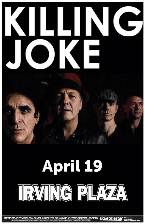 KIlling-Joke-Live-Nation-Ticket-Giveaway-Contest-Irving-Plaza-New-York-City-2013-Tour-Poster