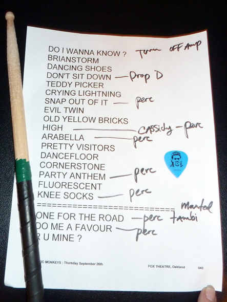 Arctic-Monkeys-Concert-Review-2013-Tour-Photos-Fox-Theater-Oakland-California-September-26-27-Setlist-RSJ