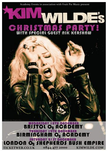 Kim-Wilde-Christmas-Party-Concert-December-2013-UK-London-O2 Academy Shepherds Bush Empire Dates-Tickets-Portal