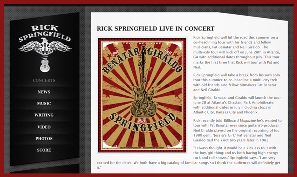 Rick-Springfield-Pat-Benatar-Neil-Giraldo-Solo-Co-Headline-Tour-Concert-Schedule-2014-Dates-Details-Tickets-Sale-Pre-Sale-News-Announcements-Portal