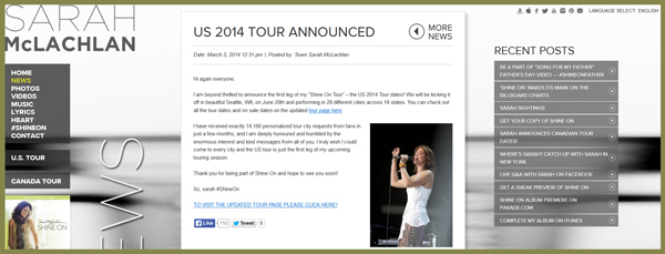 Sarah-McLachlan-2014-World-US-North-America-Tour-Concert-Announcements-Schedule-Dates-Music-Tickets-Pre-Sale-Codes-Cities-Portal